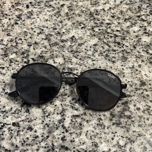 Quay Australia ‘Omen’ black polarized sunglasses